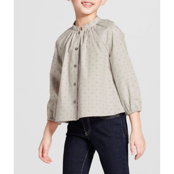 Victoria Beckham For Target Girls Sage Button Up - Picture 2 of 8
